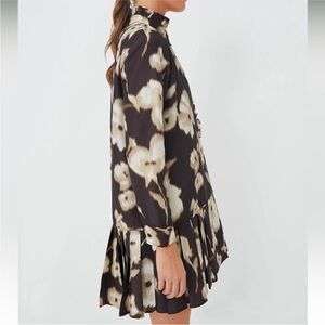 Tuckernuck Black and Cream Floral Tate Dress